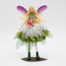 Load image into Gallery viewer, Delphine the Flower Fairy – Posable Collectible Fairy with Magnetic Stand | Audley End Miniature Railway