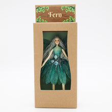 Load image into Gallery viewer, Fern the Wildlife Fairy – 13 cm Handmade Posable Fairy with Magnetic Feet | Audley End Miniature Railway Collection