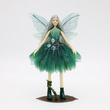 Load image into Gallery viewer, Fern the Wildlife Fairy – 13 cm Handmade Posable Fairy with Magnetic Feet | Audley End Miniature Railway Collection