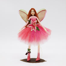 Load image into Gallery viewer, Lily the Flower Fairy – Posable Collectible Fairy with Magnetic Stand | Audley End Miniature Railway