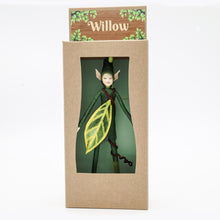 Load image into Gallery viewer, Willow the Musical Elf – Handmade Posable Fairy Elf Figure with Magnetic Stand | Collectible Miniature Gift