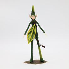 Load image into Gallery viewer, Willow the Musical Elf – Handmade Posable Fairy Elf Figure with Magnetic Stand | Collectible Miniature Gift