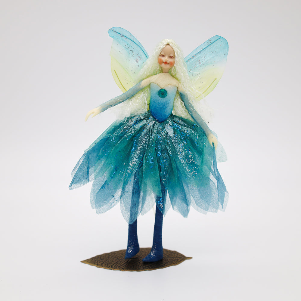 Brook the River Fairy – Posable Collectible Fairy with Magnetic Stand | Audley End Miniature Railway