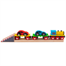 Load image into Gallery viewer, BigJigs Trains - Car Loader
