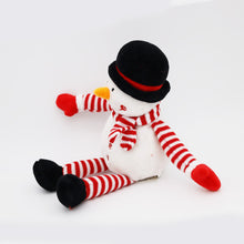 Load image into Gallery viewer, AEMR Stripey Leg Christmas Toy - Snowman

