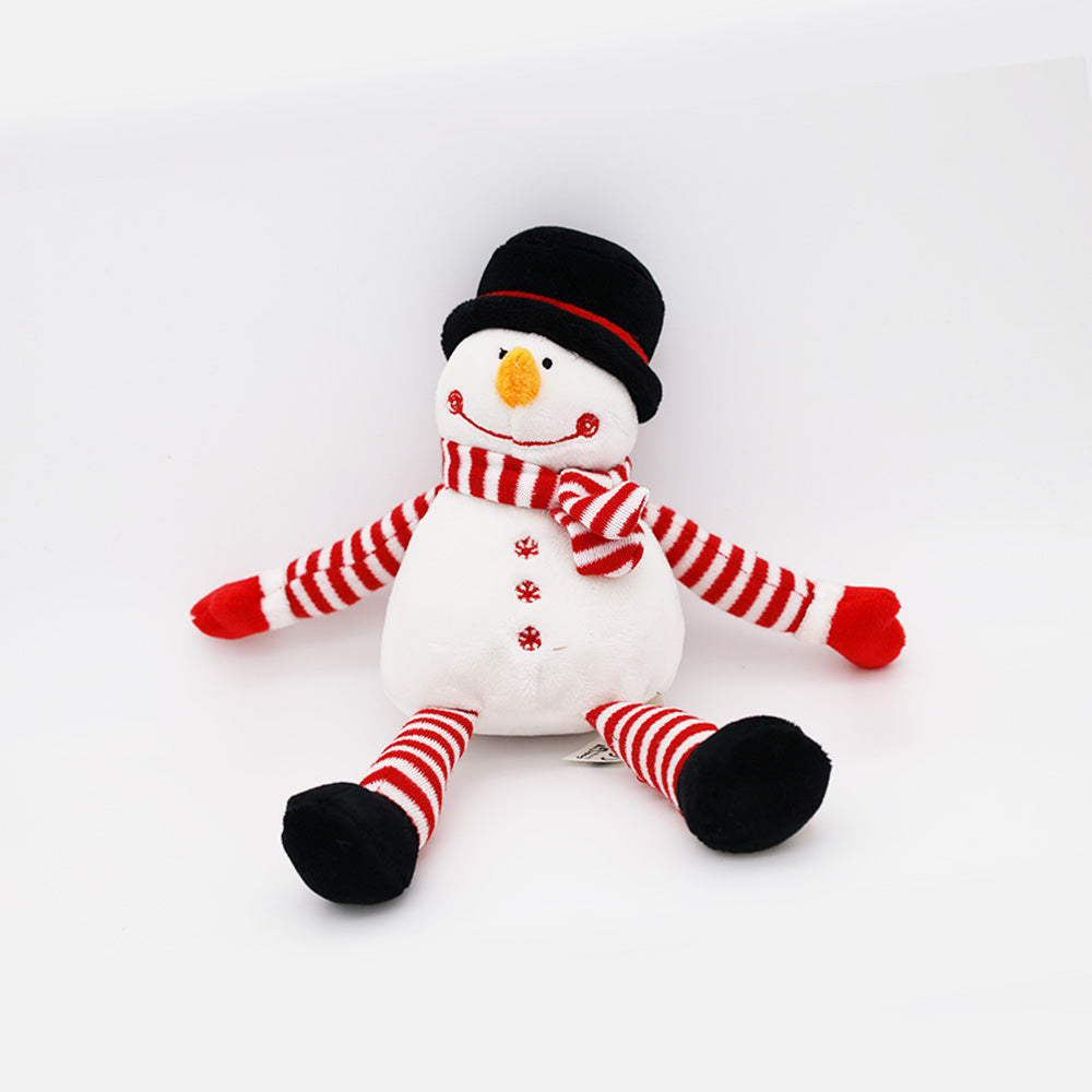 AEMR Stripey Leg Christmas Toy - Snowman