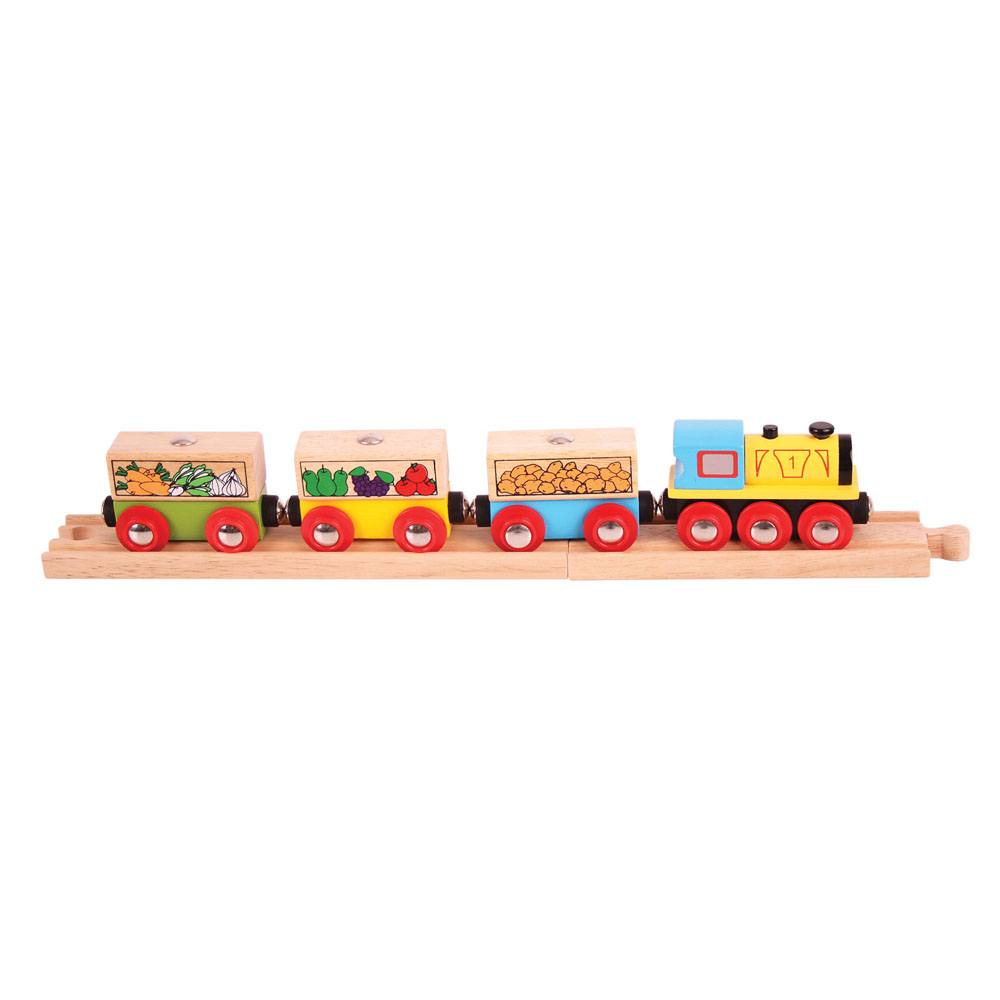 Bigjigs Trains - Fruit & Veg Train