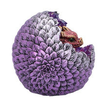 Load image into Gallery viewer, Red Geode Dragon Egg Figurine
