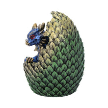 Load image into Gallery viewer, Blue Geode Dragon Egg Figurine
