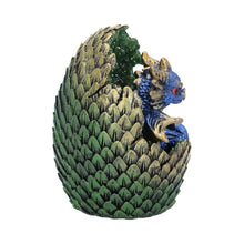 Load image into Gallery viewer, Blue Geode Dragon Egg Figurine
